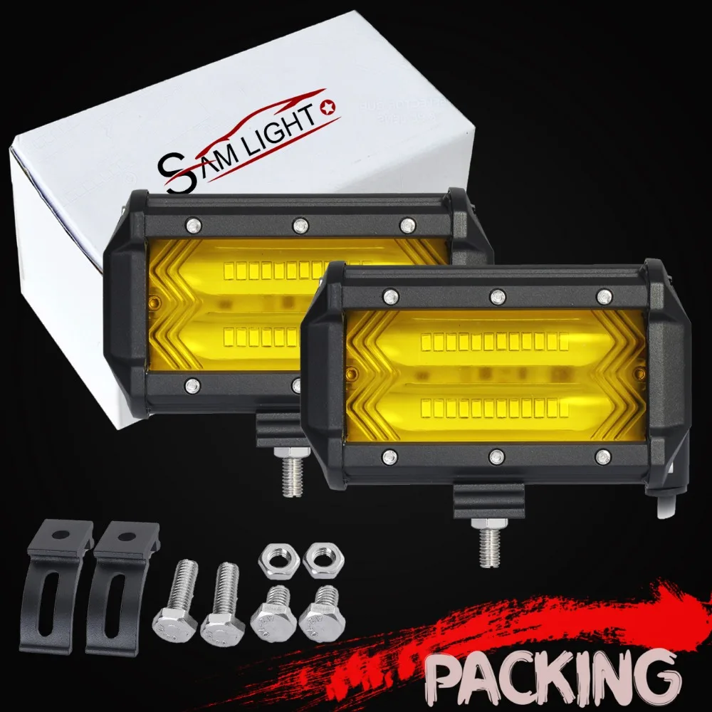 Amber led work lights