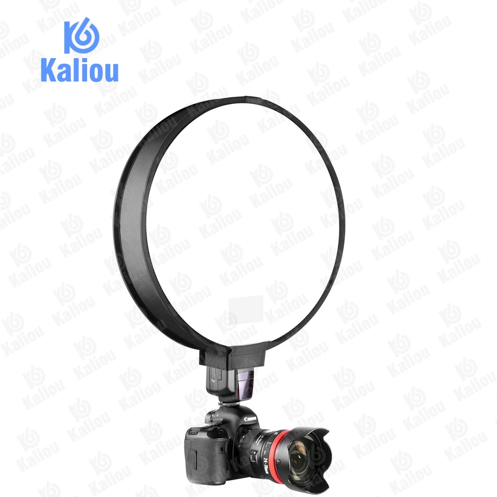 Kaliou 30 см Универсальный Круглый Портативный софтбокс Speedlight Рассеиватель Вспышки на верхней мягкой коробке для Canon Nikon sony камеры DSLR