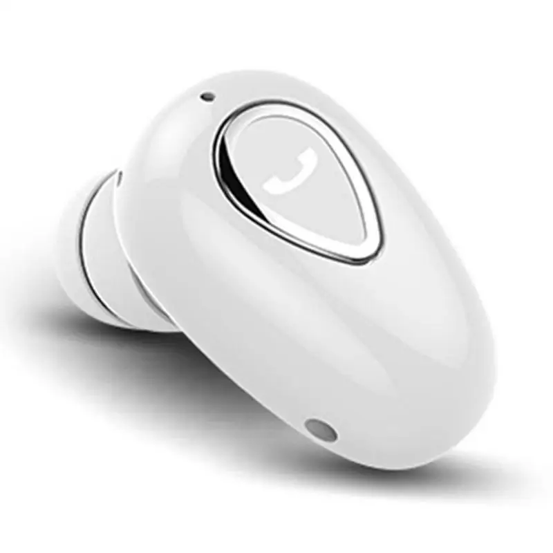 Белый YX01 мини одиночный беспроводной Bluetooth наушник спортивные наушники In-Ear наушники bt 4,1 вакуумные наушники для IOS Android телефонов - Цвет: Белый