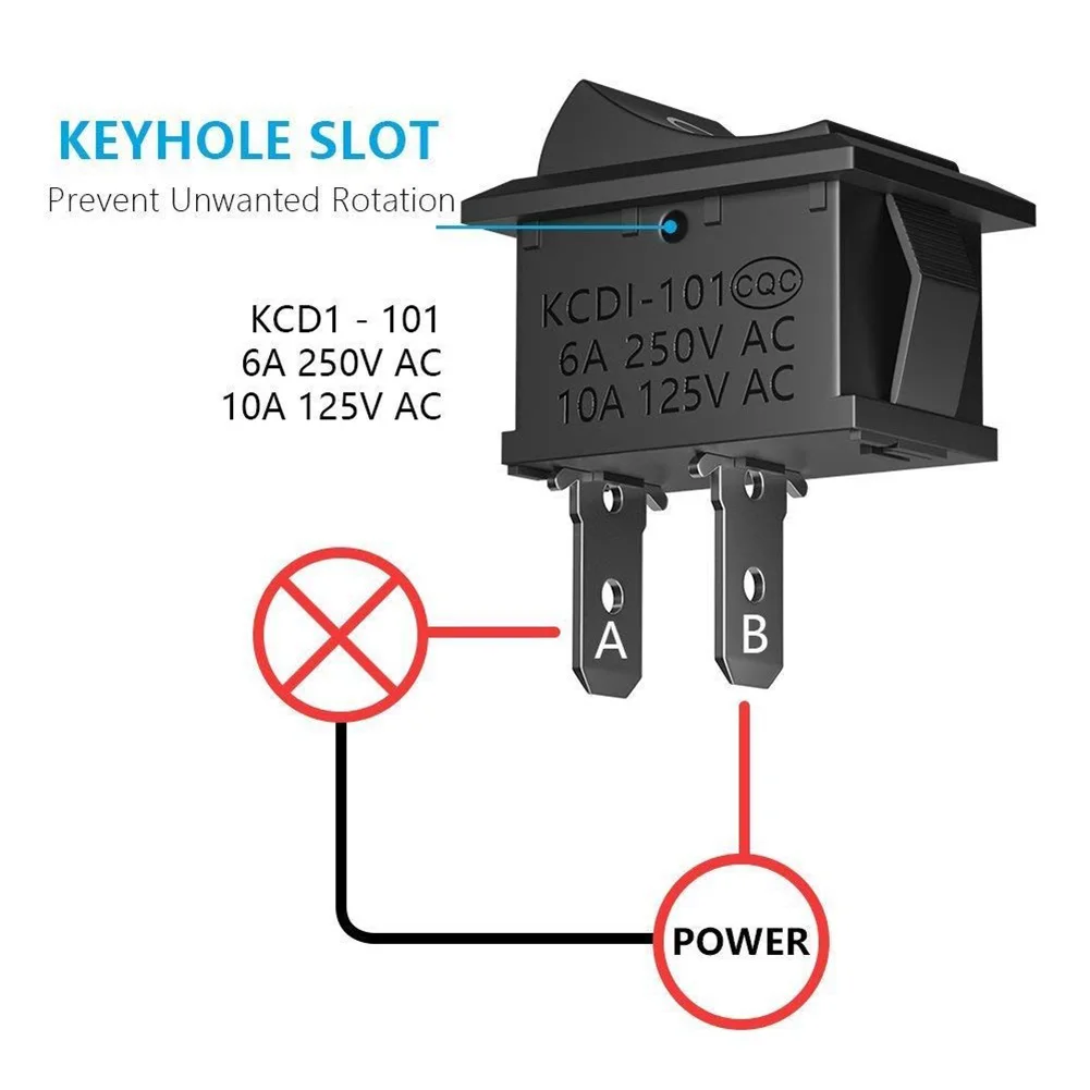 20 шт. 15x21 мм черный кнопочный мини-переключатель; кулисный переключатель 6A-10A 125-250 В 2Pin ВКЛ-ВЫКЛ кулисный переключатель