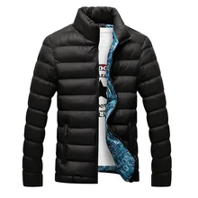 Winter Jacket Men 2016 Men Cotton Blend Coats Zipper Mens Jacket Casual Thick Outwear For Men Asia Size 4XL Clothing Male,EDA104