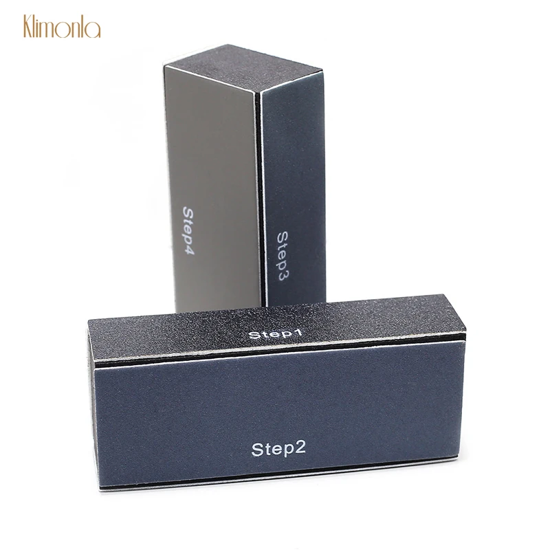 

2pcs Black Form Nail Art Sanding Files Four Sided Nail Buffer Blocks UV Gel Polish Manicure Pedicure Care Nail Grinding Tools
