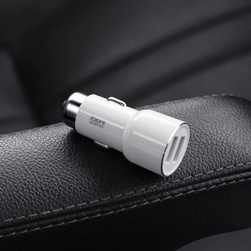 Xiaomi ROIDMI 3S Bluetooth 5 в 3.4A автомобильное зарядное устройство музыкальный плеер FM умное