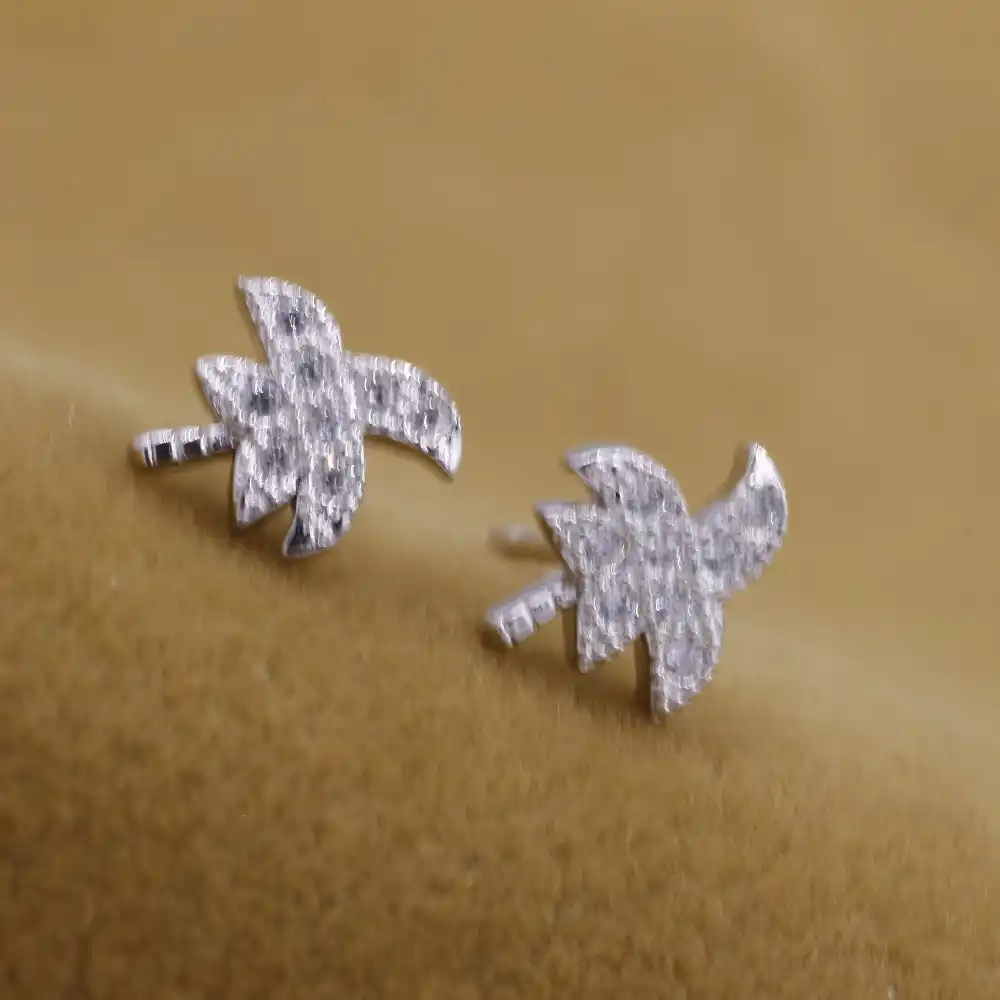 Бесплатная доставка ювелирные изделия действительно 925 стерлингового серебра серьги в виде клевера круговой набор циркон цветок и лист серебряные серьги sed-013