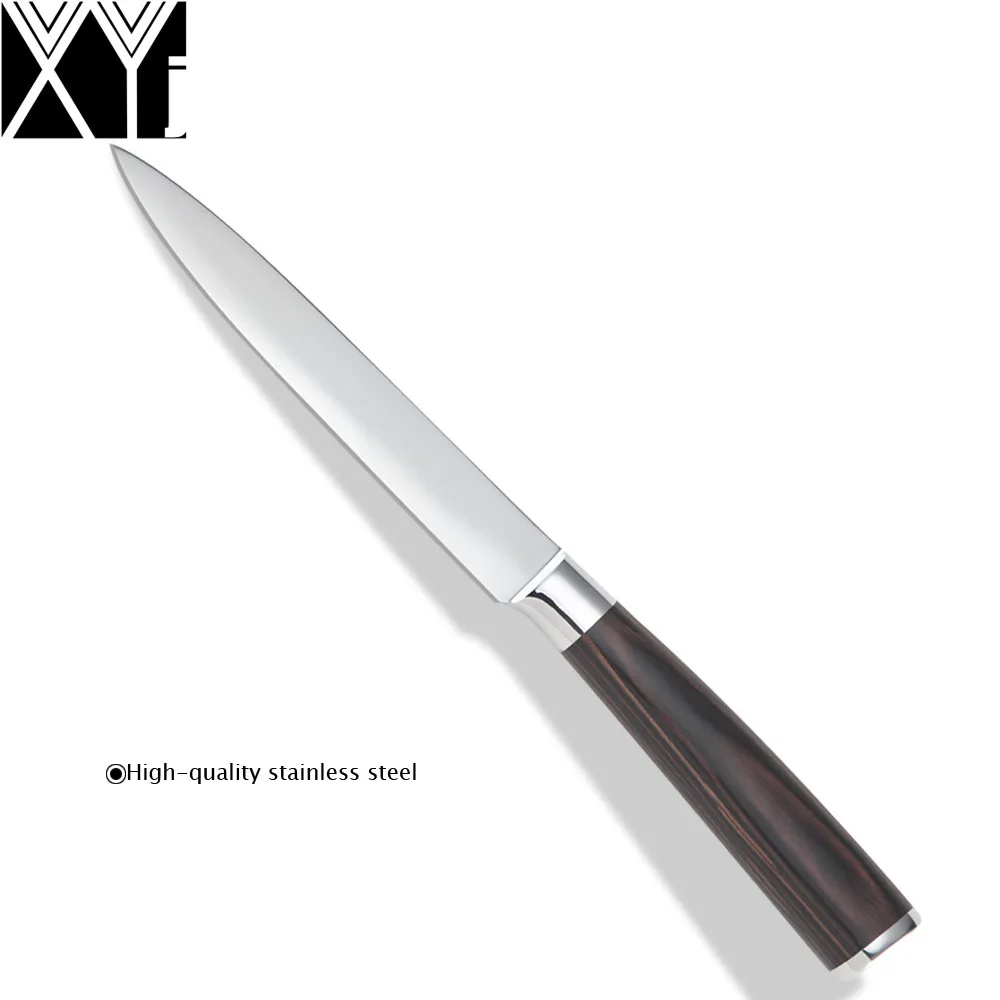 XYJ 7Cr17 stainless steel a 5 inch utility knife sharp kitchen knives