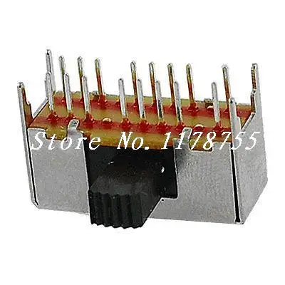 10x16 Pin 3 позиции 4P3T Панель печатного монтажа горизонтальный ползунковый