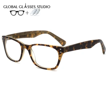 

Women Leisure Acetate Glasses Frame Eyewear Eyeglasses Reading Myopia Prescription Lens 1.56 Index 19516AL