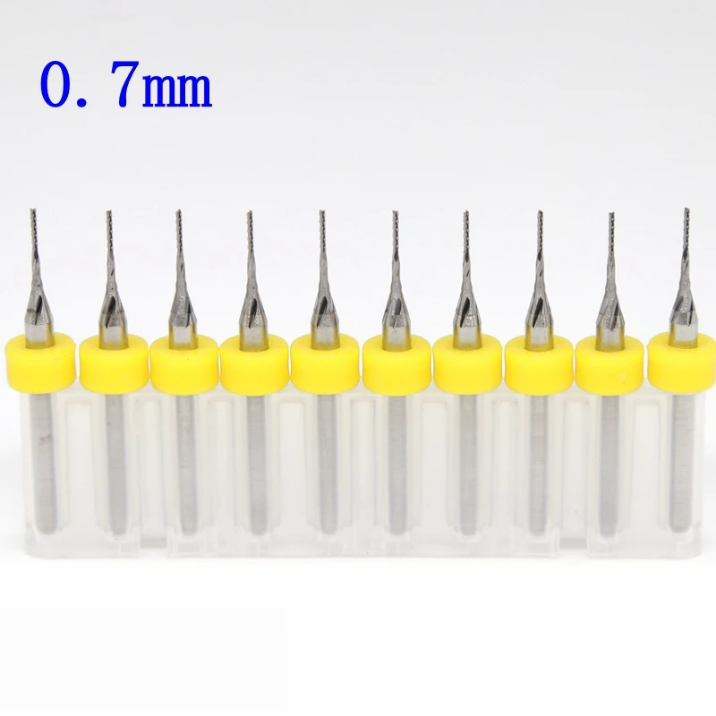 0,7 мм PCB фреза металл ЧПУ древесины кожа фрезерные инструменты Вольфрам карбида Хвост Ласточки Резьба Инструменты