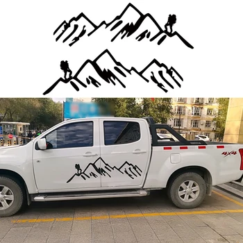 

Fit For Isuzu Dmax Car Decals 2 Pcs Side Body Mountains Styling Graphic Vinyl Protect Scratch Modified Decorative Car Stickers