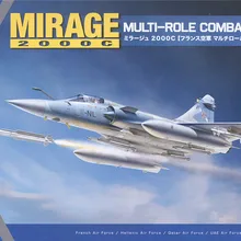 Kinetic 1/48 Mirage 2000C многопозиционная модель боевого истребителя