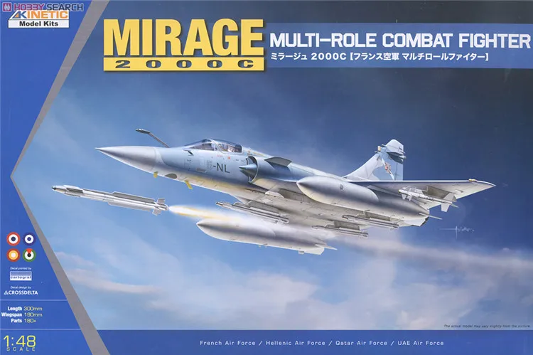 Kinetic 1/48 Mirage 2000C набор моделей мультиролевых боевых бойцов | Игрушки и хобби