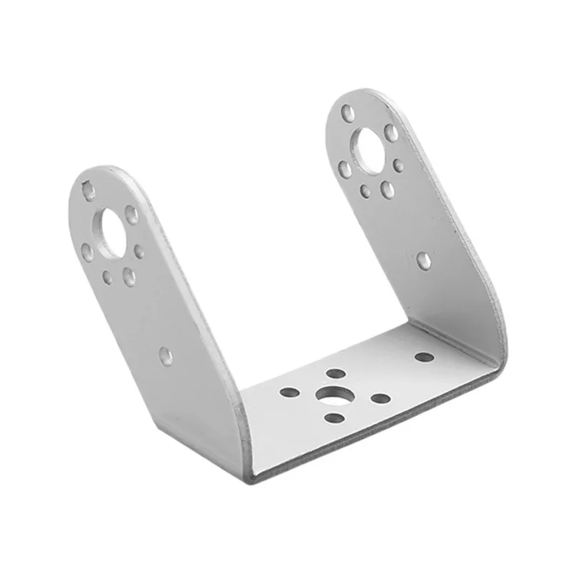 

New Arrival Robot Biaxial Servo Spare Part Metal Oblique U Bracket For DIY Robot Parts