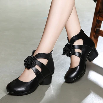 

SONDR gladiator sandals women rubber zipper chaussures femmes nouveau 2019 flower block heel shoes woman platform schoenen vrouw