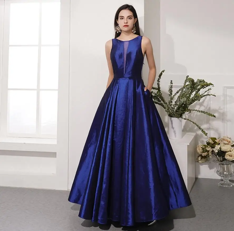 Alagirls Новое поступление вечернее платье длина до пола вечернее платье vestido longo Элегантные Выпускные платья Горячая Распродажа вечерние платья - Цвет: Color as Picture