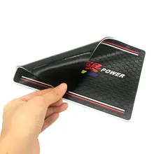 13,3*20,8 см автомобиля Anti-антискользящий коврик 3D мобильного телефона gps Нескользящие Стикеры Pad эмблемы Для MUGEN POWER логотип автомобиля Стикеры