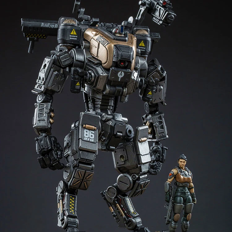 

JOYTOY 1/25 action figure robot Military GOD OF WAR 86 Silver model doll Mecha high Free shipping