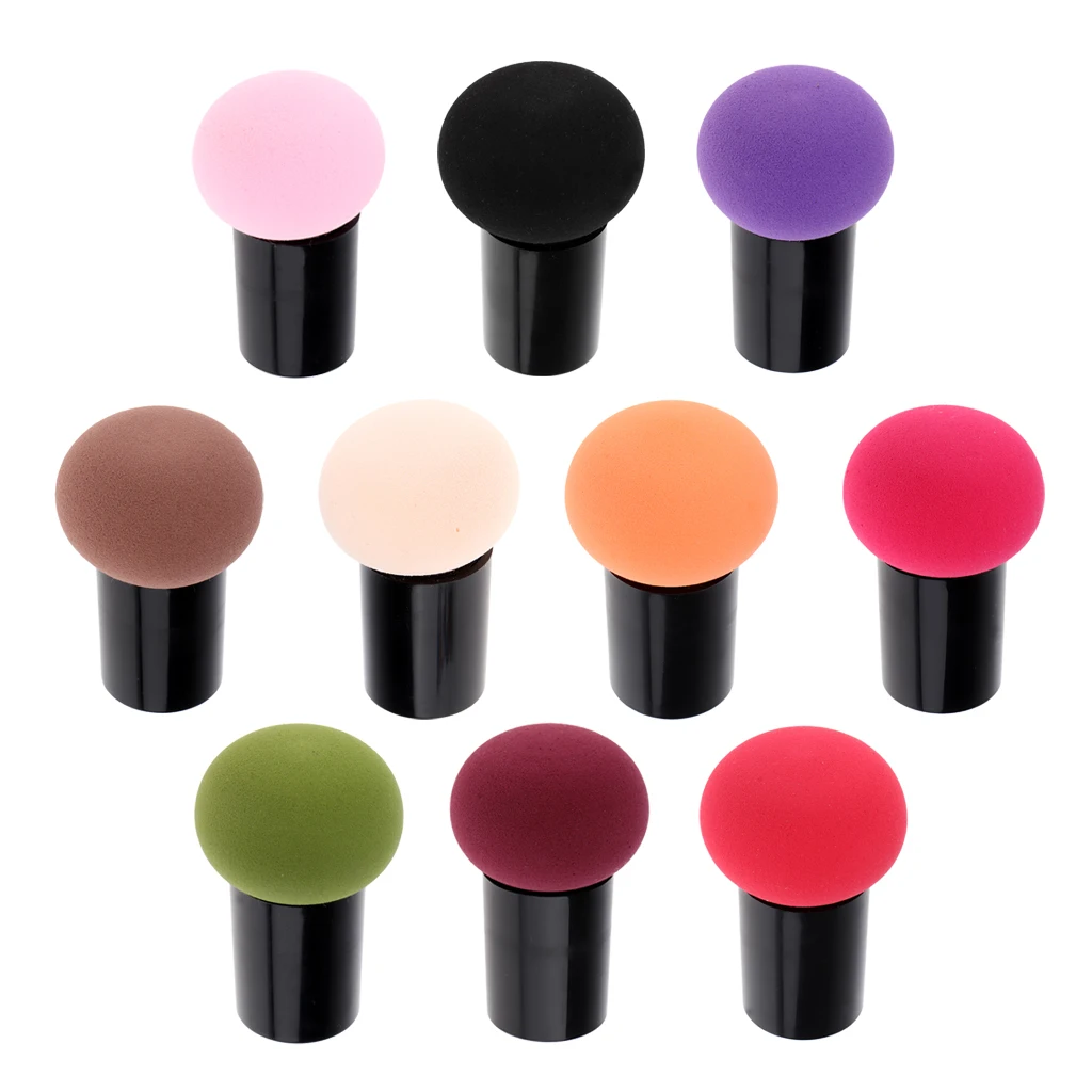 Makeup Sponge Face Applicator Travel Round Soft Blender Body for Liquid Foundation BB Cream Powder |