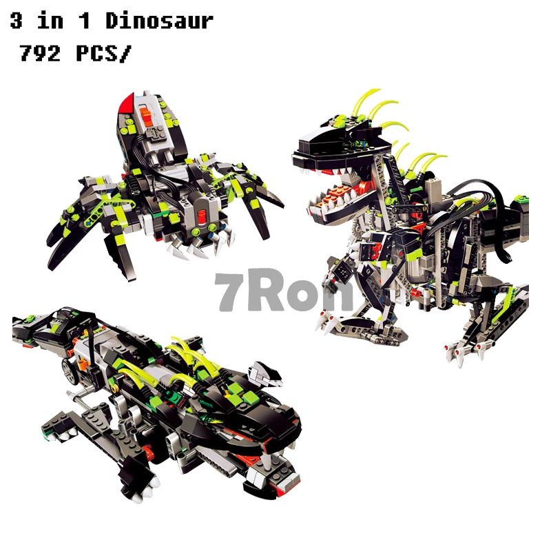 

Models building toy 24010 792pcs 3 in 1 Dinosaur Building Blocks Compatible with lego Technic Series 4958 toys & hobbies
