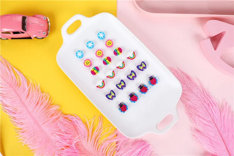 Hethrone Радужная коробка ластик gomas de borrar серия мультфильм goma de borrar канцелярские Gomme kawaii Ластики для детей резиновые