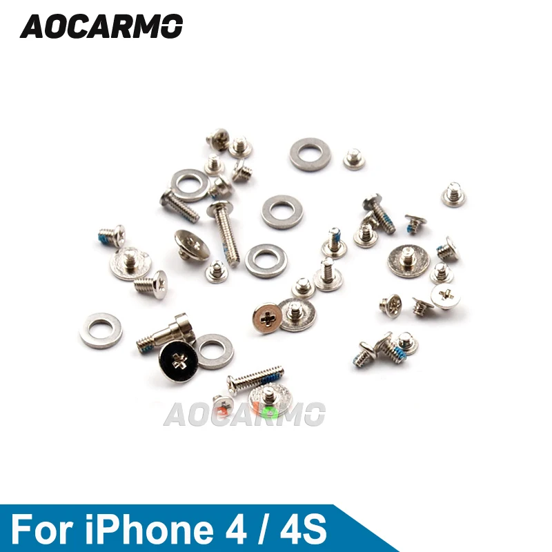 

Aocarmo Replacement Inside Motherboard Frame Bolts Full Set Screw For iPhone 4 4S