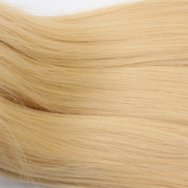 Addbeauty Bulk Human Hair For Braiding 1 Bundle Free Shipping Blonde 613 Natural Color Brazilian Straight Virgin Hair Extensions