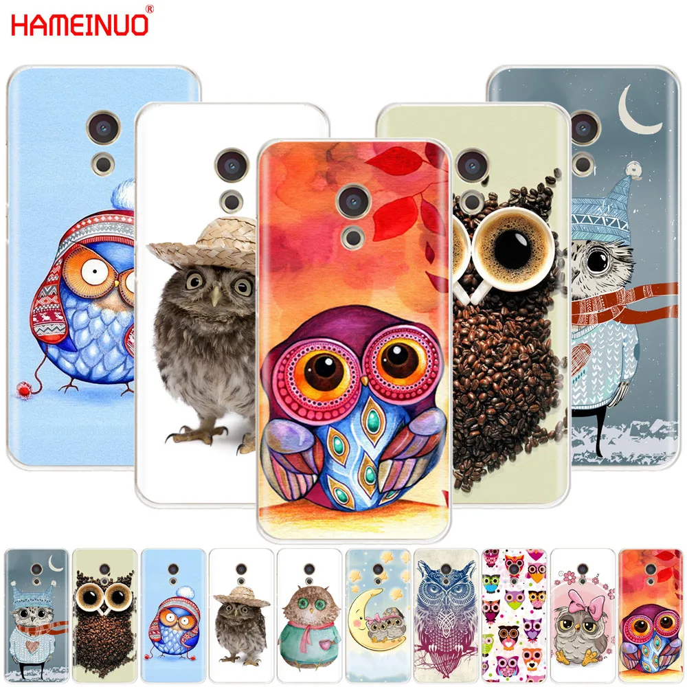 HAMEINUO Красочные Совы чехол для телефона для Meizu M6 M5 M5S M2 M3 M3S MX4 MX5 MX6 PRO 6 5 U10 U20 note plus