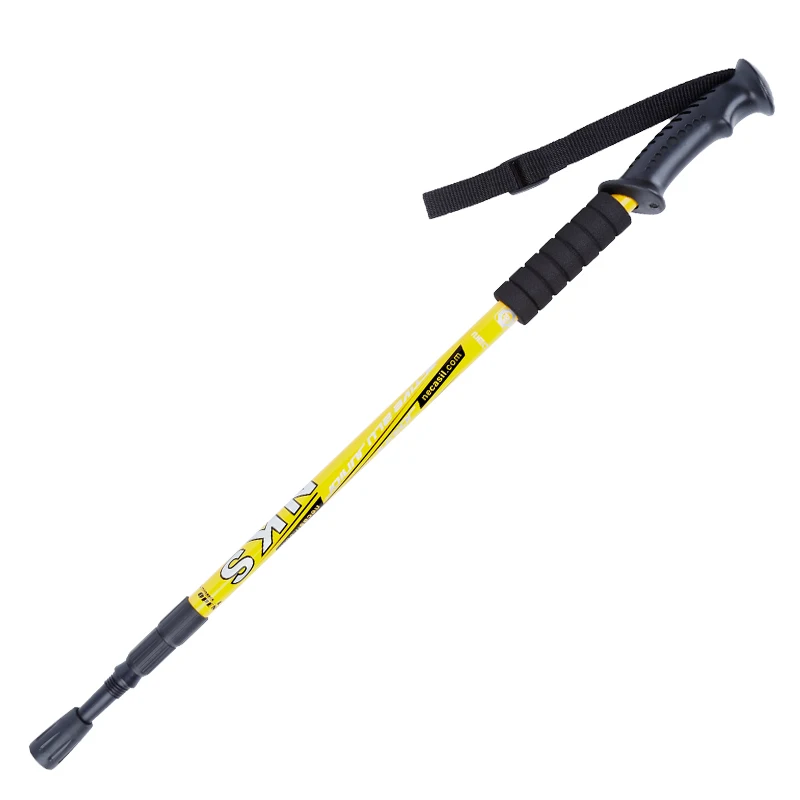 Pólos de Caminhada Liga de Alumínio de Tiro Lote Caminhada Pólo Nórdica Telescópica Alpenstock Bengala Muleta Senderismo 1 Par - 2 Pçs 6 Esporte e Lazer