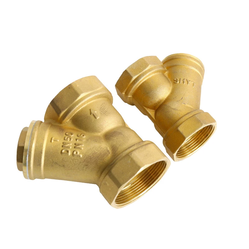 1/2, 3/4, 1 дюйм резьба мама BSPP Y Тип латунный фильтр клапан для водопроводных труб водопроводный соединитель фитинг