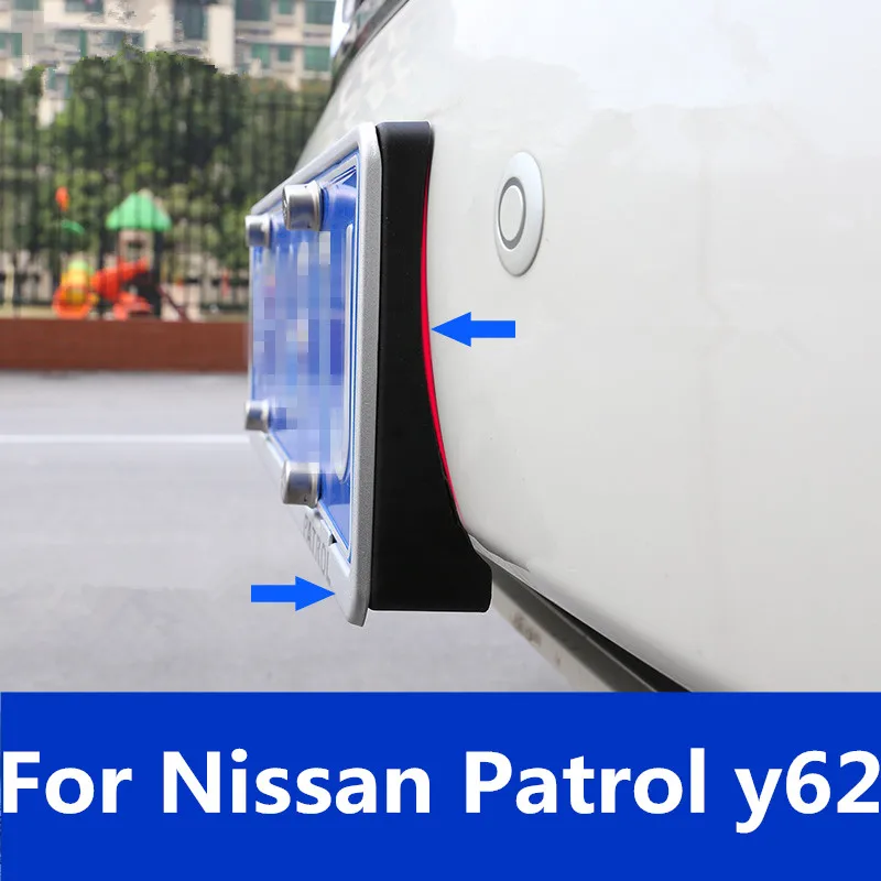 

License plate frame car card frame license plate frame license plate tray Exterior decoration Accessories For Nissan Patrol y62