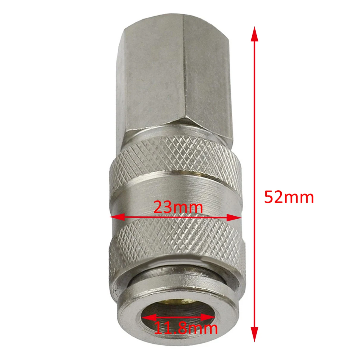 2pcs Mayitr Air Line Hose Compressor Connector Euro Female Quick Release Fittings with 1/4" BSP Male/Female Thread