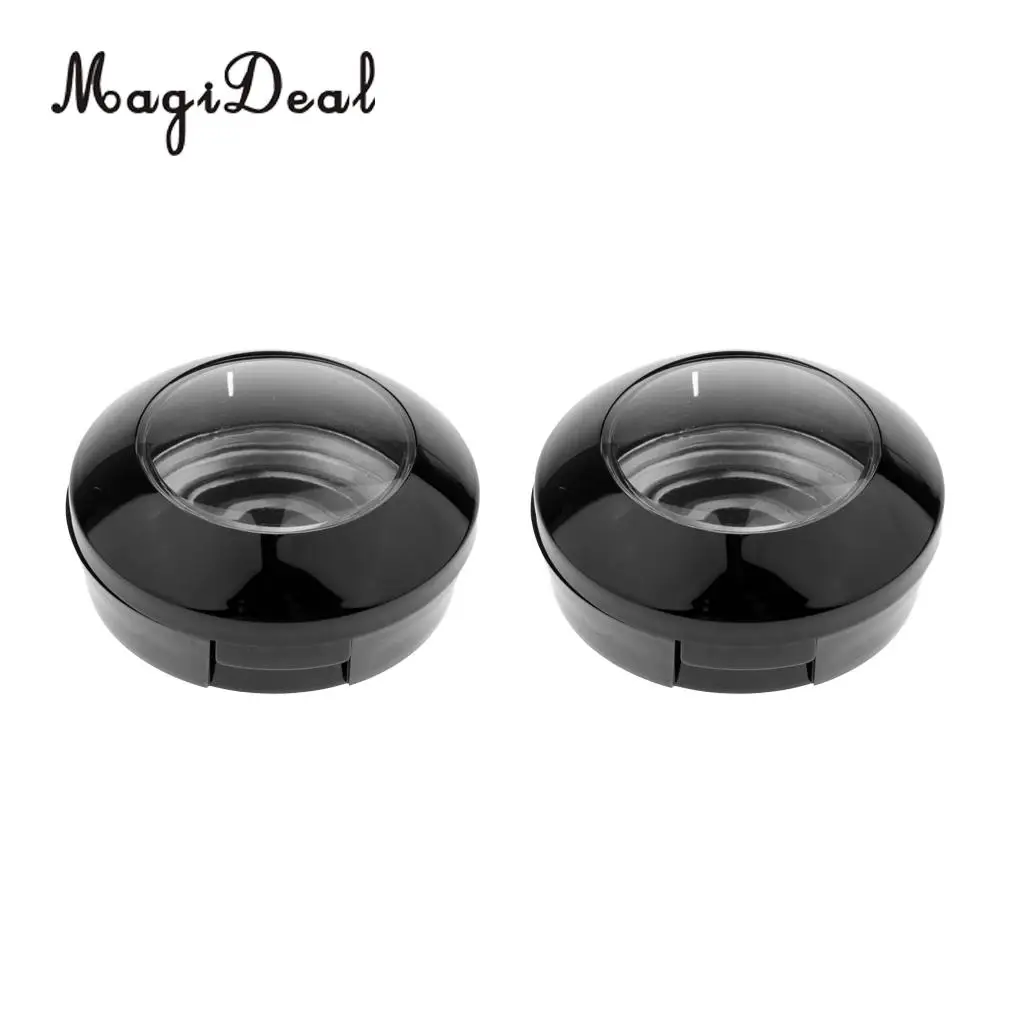 2pcs Cosmetic Empty Palette Eyeshadow Eyebrow Powder Blusher Makeup Case Highlighters Container Mirror Inside
