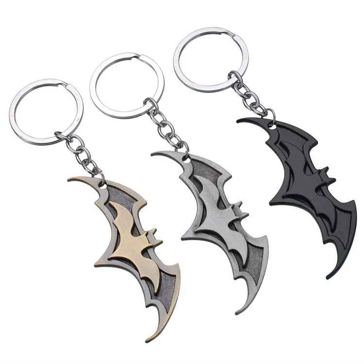 

2019 New The Avengers Captain America Key Ring Superhero Star Shield Pendant Car Key Chain Accessories Batman Marvel Key Chains