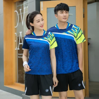 

Free Print New Qucik dry Badminton sports clothes Women/Men, Tennis suit , table tennis clothes(skirt), badminton wear sets A111