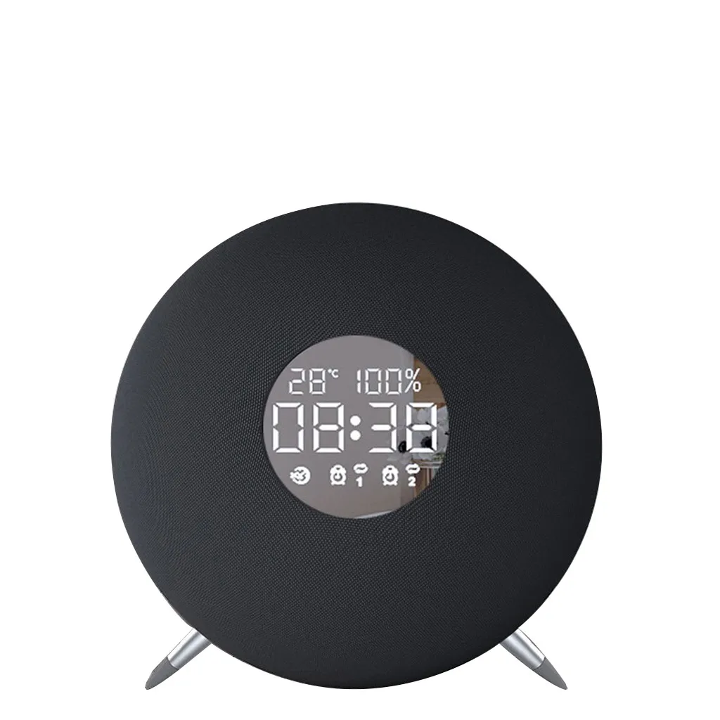 

Portable Wireless Bluetooth Speaker Double Speaker HIFI Music Mirror Bluetooth Speaker With Remote Control Drop Shipping 318#2