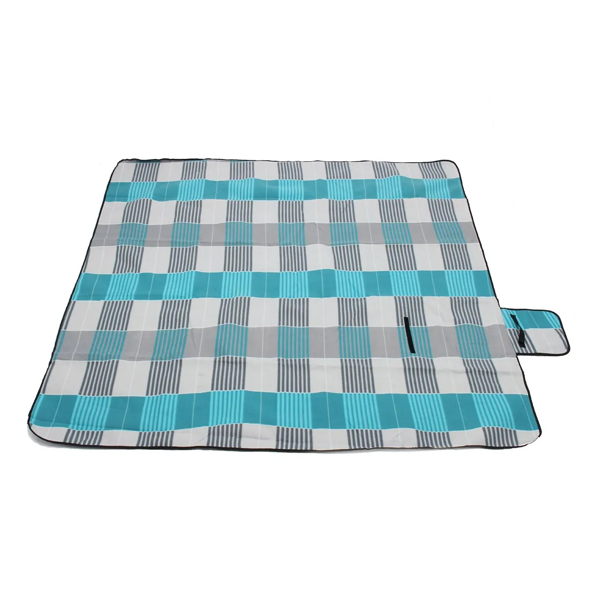 200*200 سنتيمتر واحد المخملية الشاطئ الزحف نزهة طوي مويستثربرووف حصيرة التخييم حصيرة للخارجية