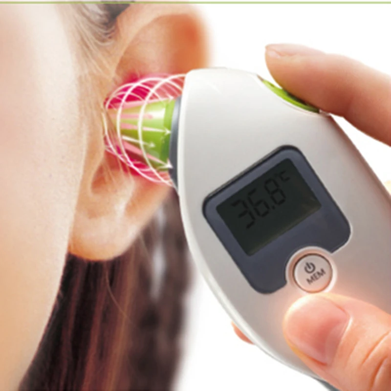 

Professional Baby Non-Contact Ear Thermometre Digital Infrared Medical Fever Measurement Device W3040SPC