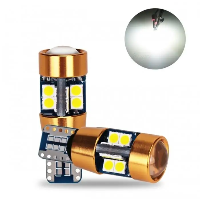 

FYSZ T10 Car LED 3030 19-SMD Bulbs White 194 168 501 W5W Lamp LED 12V with Crossflow Indicator Lamp
