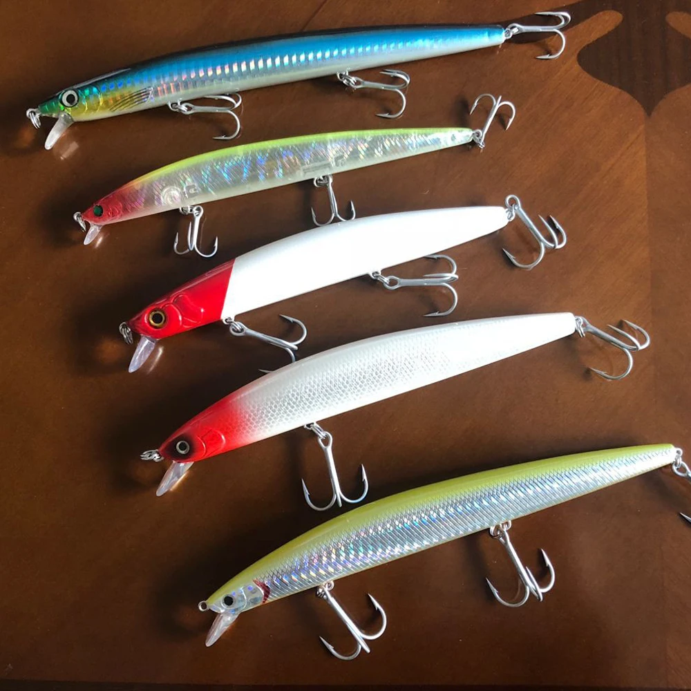 

iLure Fishing Lure Set 4pcs/lot 5pcs/lot Big Minnow Popper VIB High quality Lure VMC Hook Fishing Tackle