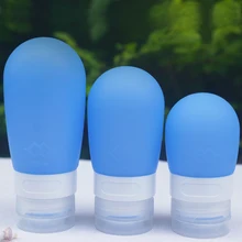 Bath Accessories Silicone Travel Packing Refillable Bottle Press Bottle For Lotion Shampoo Shower Gel Container Bathroom Sets