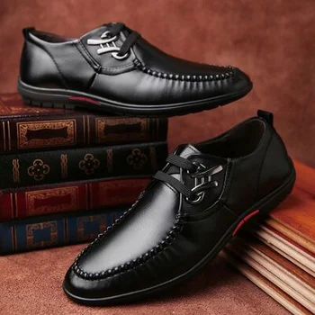 

AECBUY Genuine Leather Shoes Men Formal Oxfords Shoes Mens Dress Shoes Genuine Leather 7PNXXPb19