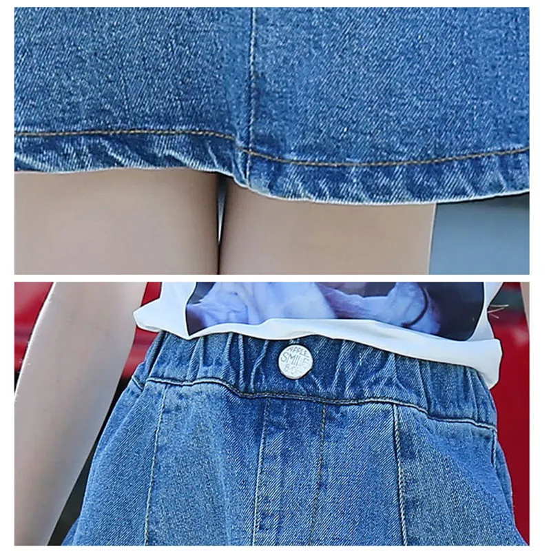 Blue Denim Mini Skirt for Girls Ages 4-13 - Children's Jeans Skirt image 6