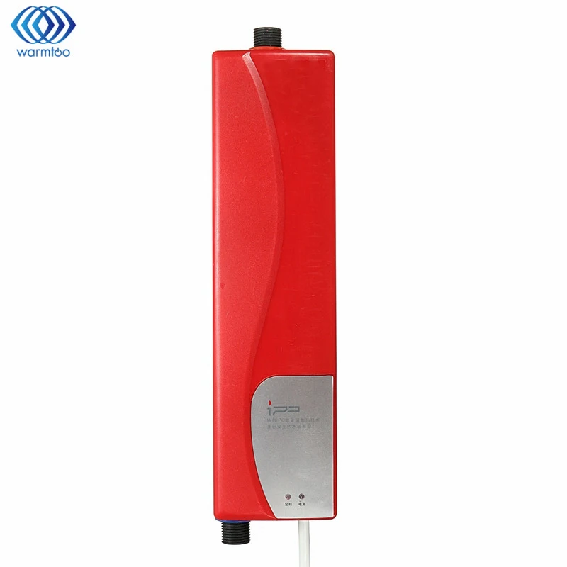 

Mini Instant Electric Water Heater Bath Shower Heater Bathroom Kitchen Basin Sink Tap Faucet AU Plug Solar Heating 3000W