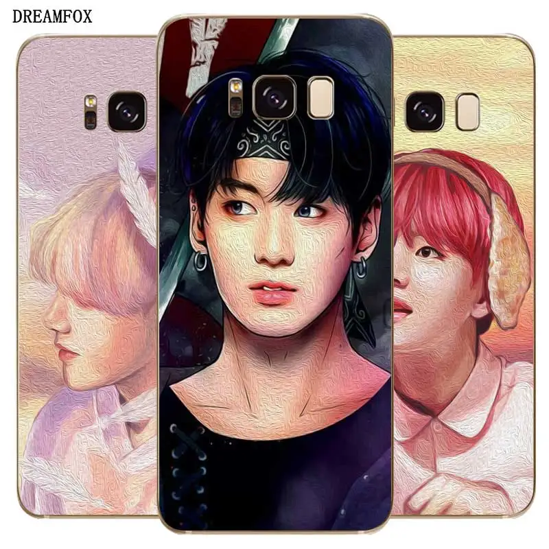 N358 живопись Taehyung мягкий чехол для samsung Galaxy A2 Core A6 A7 A8 A9 A10 A30 A40 A50 A60 A70 A8S A9S A20E плюс |