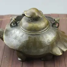 Архаизмы ремесла Бронзовый предметы мебели черепаха чайники