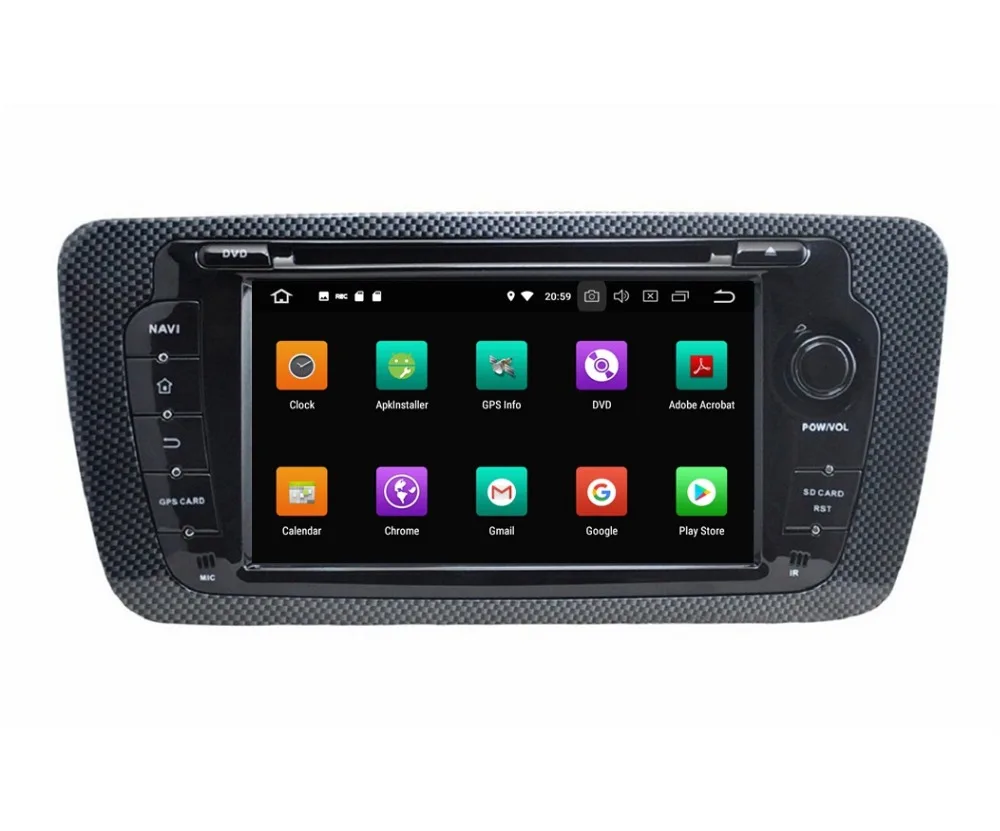 Best 7" Android 8.0 Car Radio DVD GPS Navigation for SEAT IBIZA 2009 2010 2011 2012 2013 4GB RAM Bluetooth WIFI USB DVR 32GB ROM 3