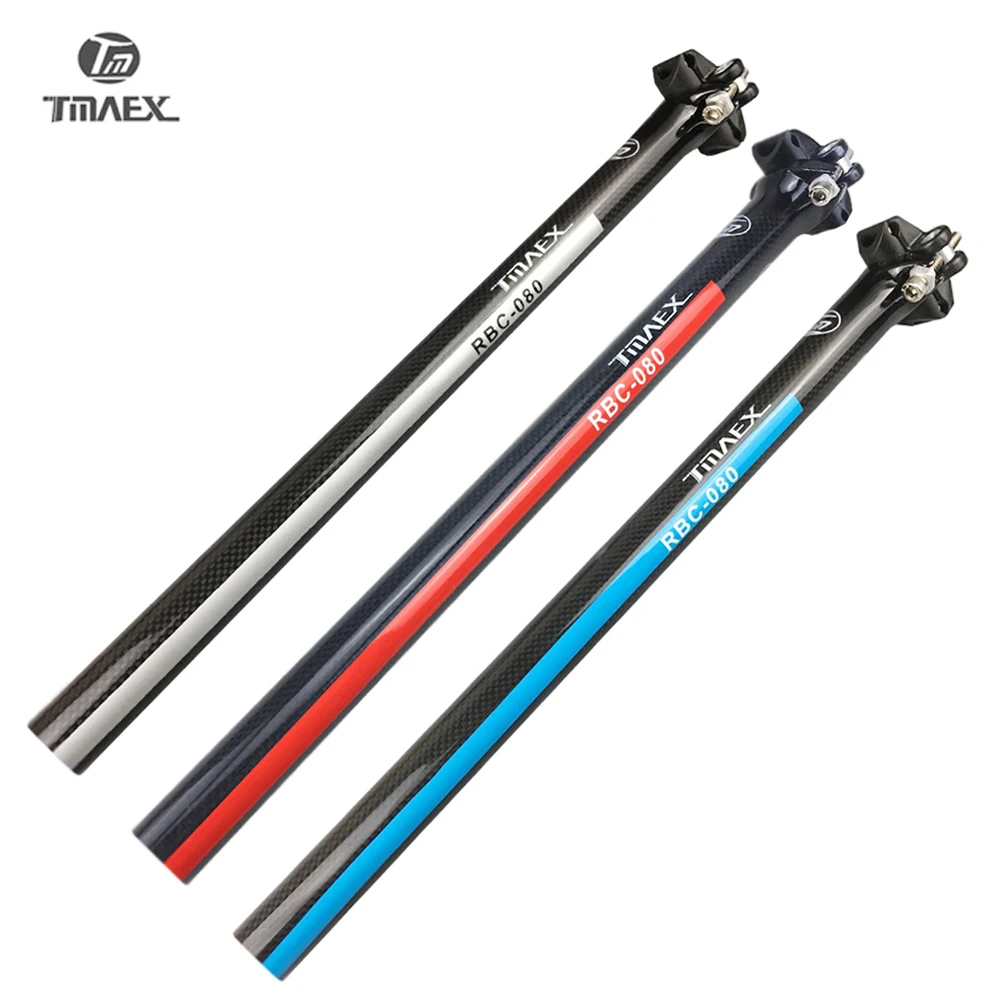 

TMAEX Road Bike Full Carbon Seatpost Mountain Bicycle Seat Posts MTB Parts 27.2/30.8/31.6mm Cycling Bicycle Parts