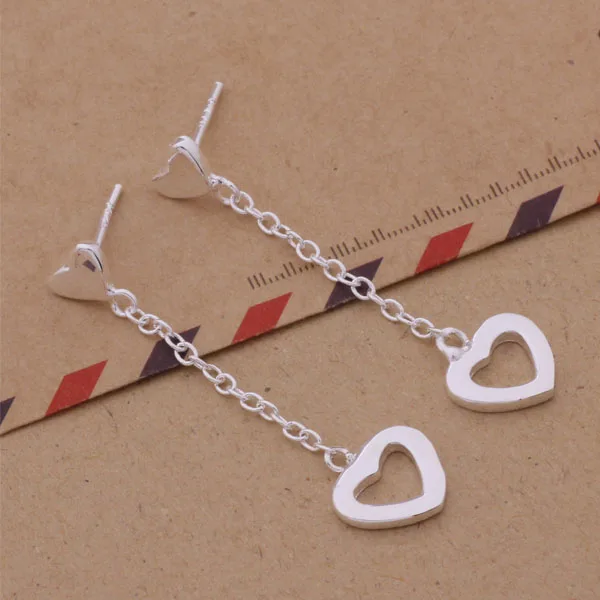 

2016 Trendy Jewelry Cute Long Earring Star/Heart Stud Earring For women AE185 AE188