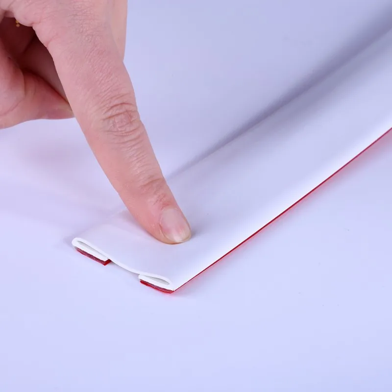 1M/PCS Self-adhesive type Silica gel Door bottom sealing strip Door Gap Blocker Under Door Draught Excluder Bath Mat sealing str