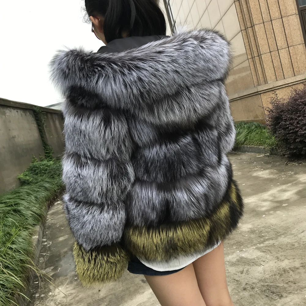 real fur hood