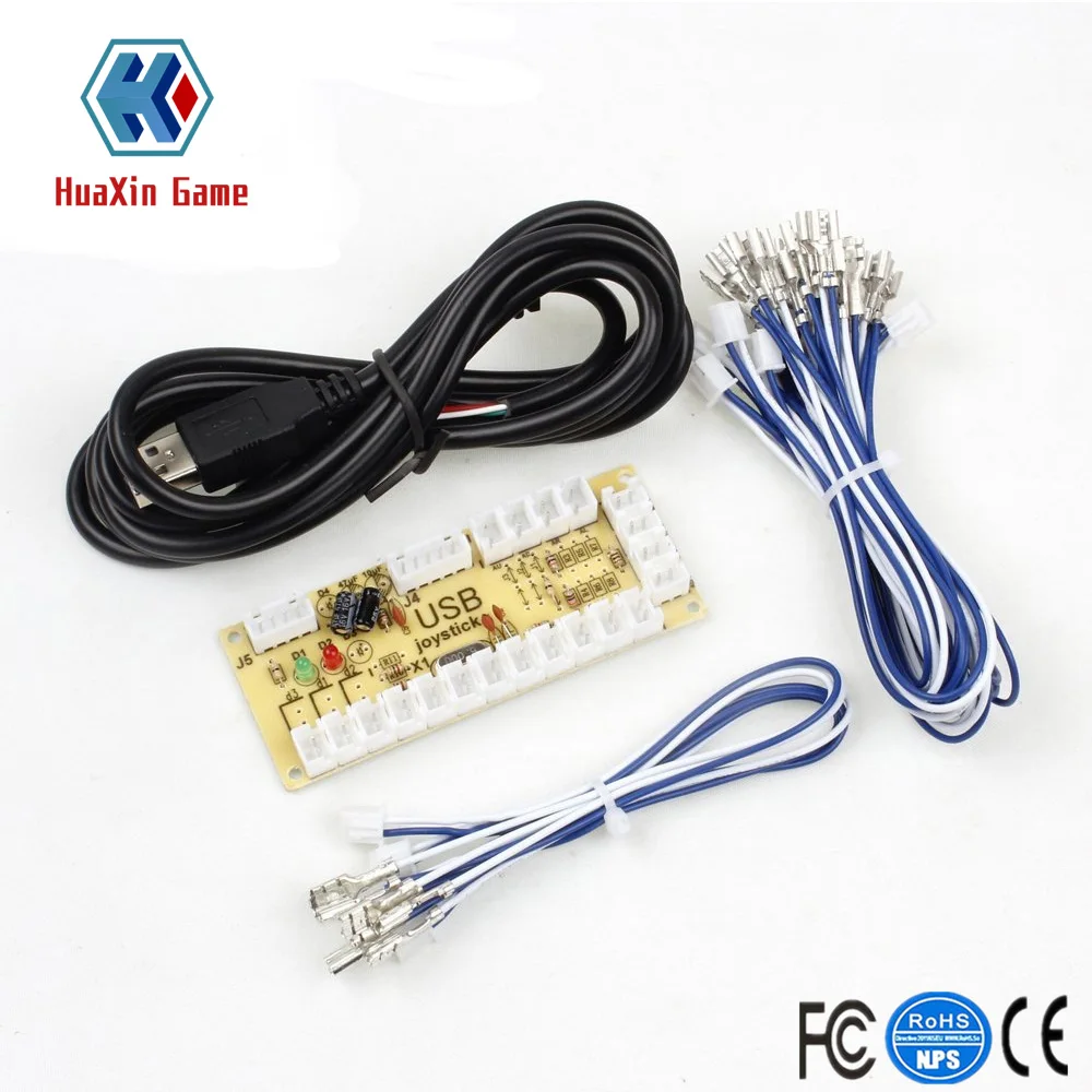 Arcade DIY KIT American Style SANWA Joystick HAPP COIN 2 Player Push Button Micro Switch Zero delay encoder For PC Raspberry pi-5